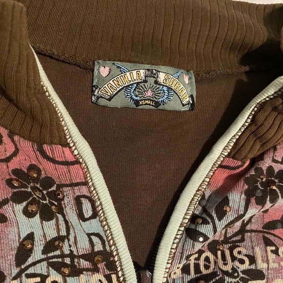 Super cute y2k long-sleeve zip up sweater😍 - Picture 5 of 7